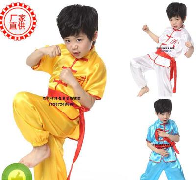 新品六一兒童舞蹈表演服 武術(shù)練功衫與民族太極拳服的完美結(jié)合